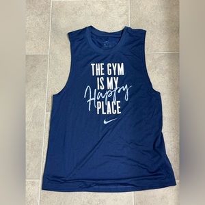 Nike Tank Top ‘The Gym is My Happy place’ like new